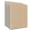 Image 2 : Artika Sonolok Walnut Slatted Panel Set 4 px - 15.5 sqft