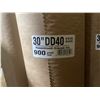 Image 4 : Single Roll of 30" DD40 MF Natural Paper Rolls, 900 ft