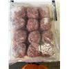 Image 2 : Lot of 12 Frozen Smash burger meat patties.