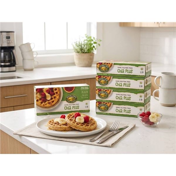 Nature's Path Chia Plus Waffles 11 x 210g