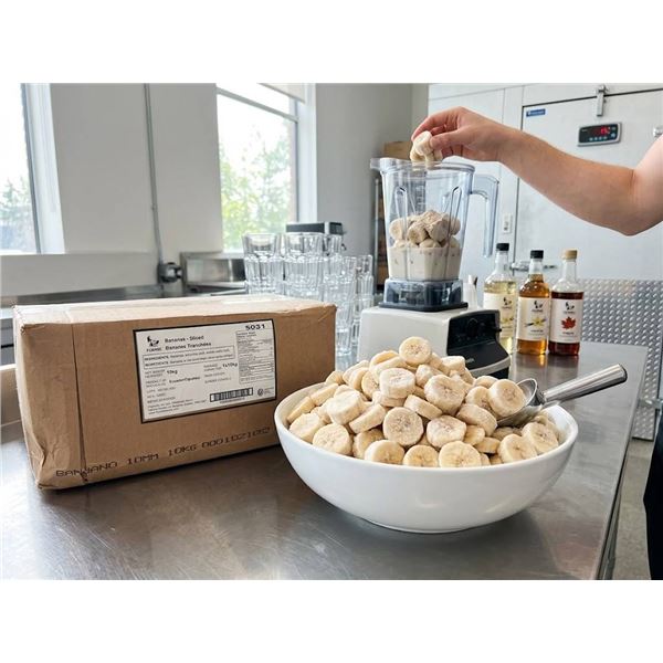 Fennec Sliced Bananas, 10kg Box