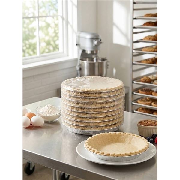 lot of 24 CSM Bakery 10-Inch Pie Shell Dough