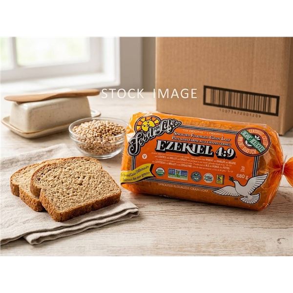 Pack of 6 Food for Life Ezekiel 4:9 Whole Grain Loaf