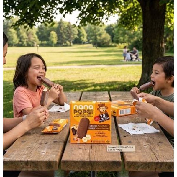 Nana Pops Chocolate Peanut Butter Bars 6x240ml