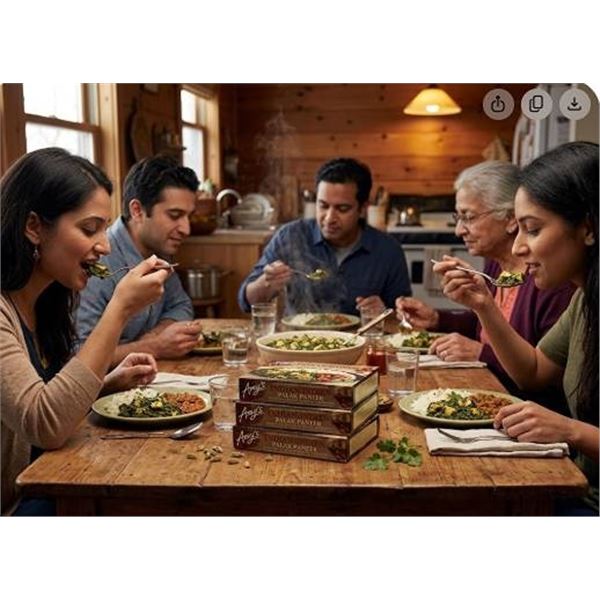 Amy's Indian Palak Paneer Meal 10 oz, 5-Pack