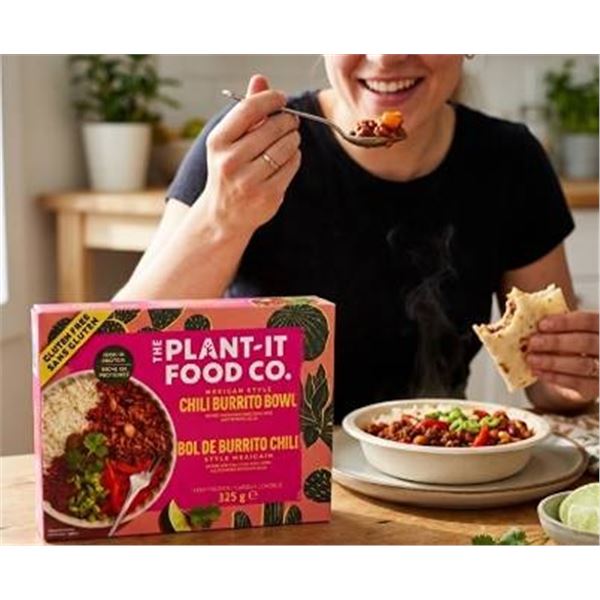 Plant-It Food Co. Chili Burrito Bowl, 6 x 325