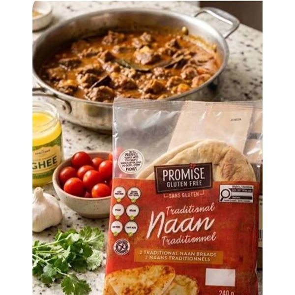 Promise Gluten Free Traditional Naan Breads 8x240g