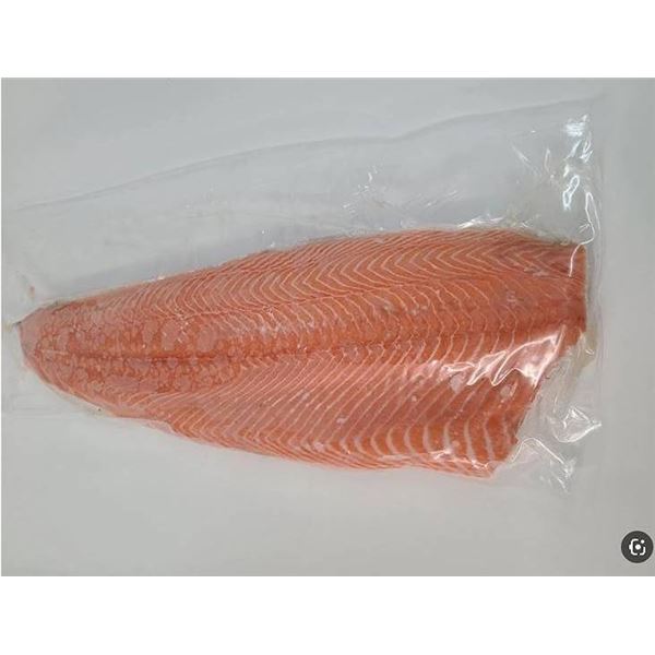 Frozen Atlantic Salmon Fillet, Skinless - Half Salmon Aprox 20"