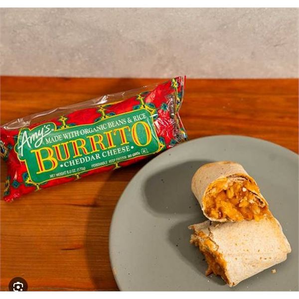 Amy's Burrito Cheddar Cheese 170g 12-Pack