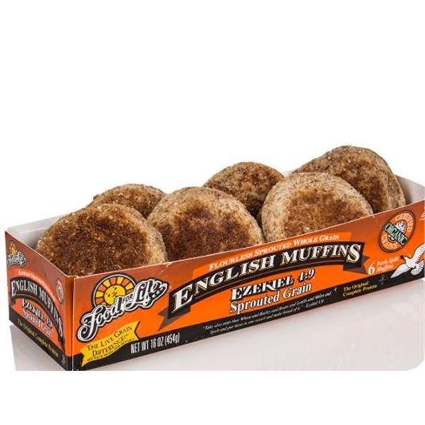 Food For Life Ezekiel 4:9 English Muffins 6x454g