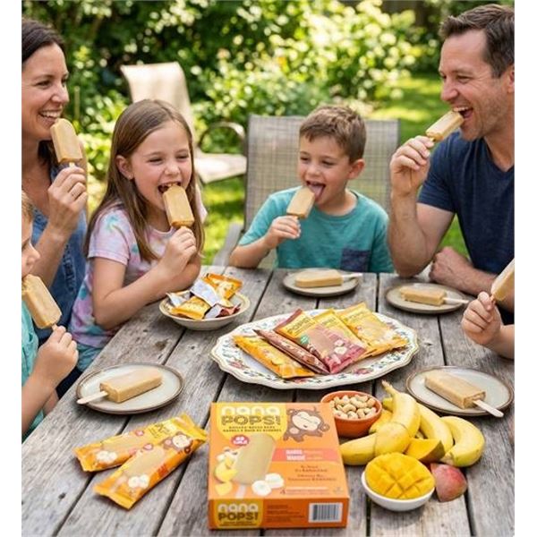 Nana Pops Mango Madness Banana Bars 4x240g