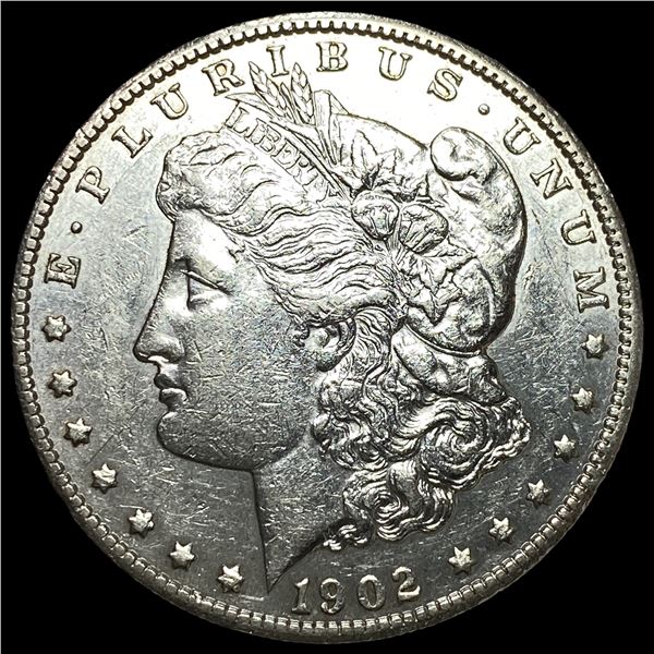 1902-S Silver Morgan Dollar CHOICE AU