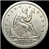 Image 1 : 1853 Arrows/Rays Seated Liberty Quarter  CLOSELY UNCIRCULATED