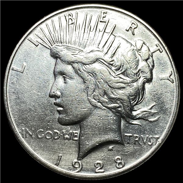 1928-S Silver Peace Dollar CLOSELY  UNCIRCULATED