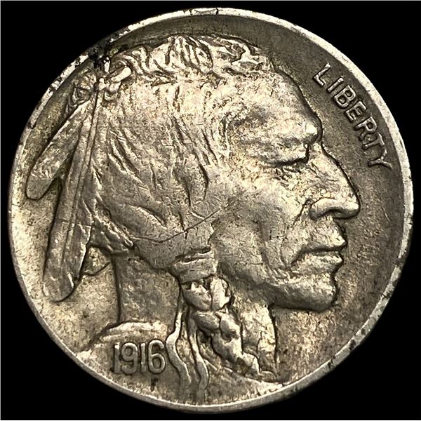 1916-D Buffalo Nickel NEARLY UNCIRCULATED