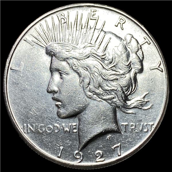 1927-S Peace Silver Dollar CHOICE AU