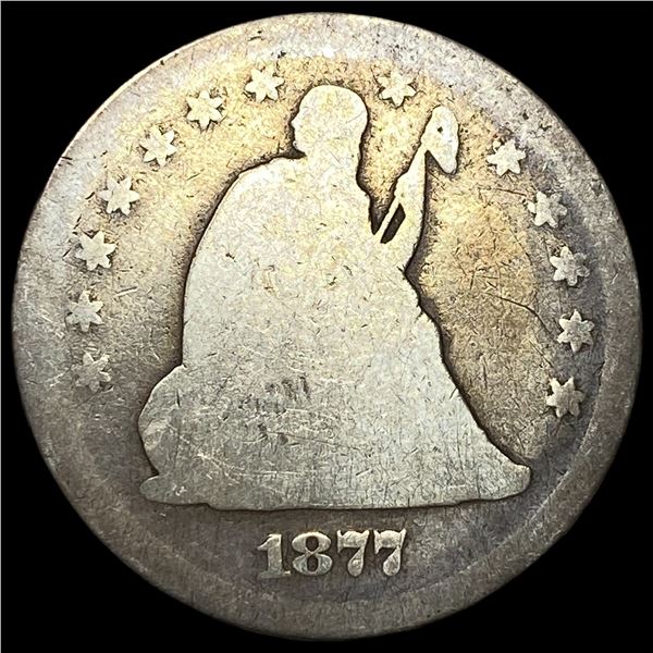 1877-CC Seated Liberty Half Dollar NICELY  CIRCULATED