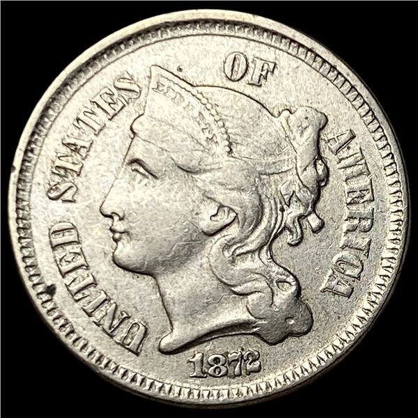 1872 Nickel Three-Cent Piece UNCIRCULATED