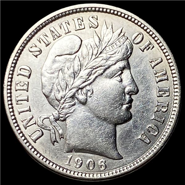 1906-D Silver Barber Dime GEM BU
