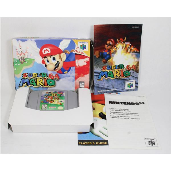 NINTENDO 64 GAME SUPER MARIO 64 CIB
