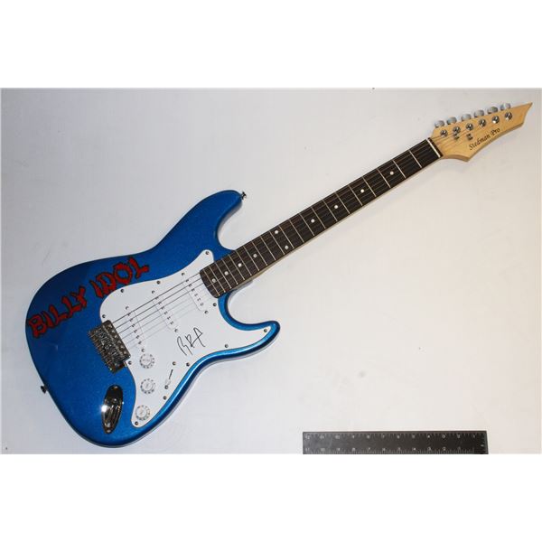 STEDMAN PRO ELECTRIC GUITAR SIGNED BY BILLY IDOL