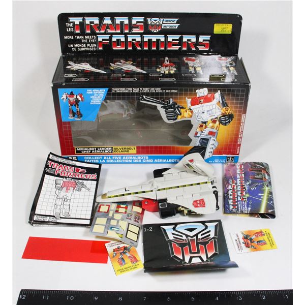 1986 HASBRO TRANSFORMERS G1 SILVERBOLT