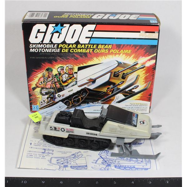 G.I. JOE SKIMOBILE POLAR BATTLE BEAR