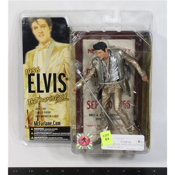 MCFARLANE TOYS 1956 ELVIS THE YEAR IN GOLD