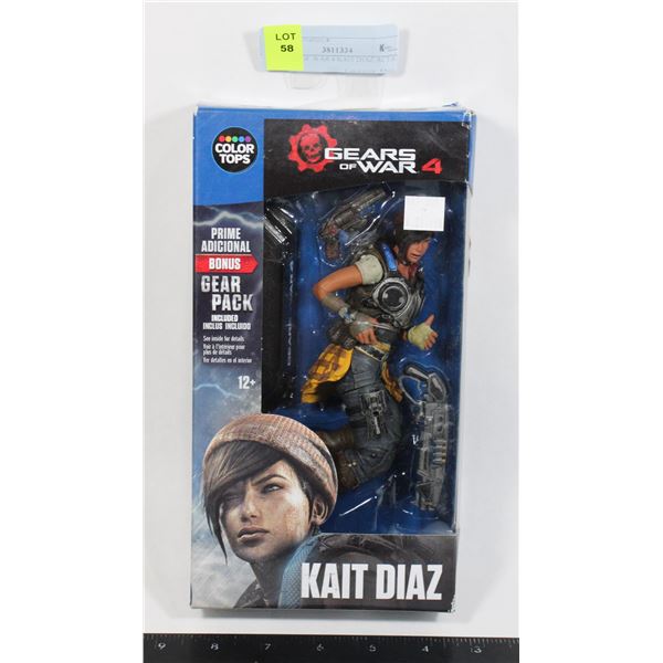 GEARS OF WAR 4 KAIT DIAZ ACTION FIGURE