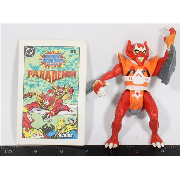 1985 KENNER SUPER POWERS PARADEMON + COMIC