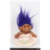Image 1 : VINTAGE GENUINE DAM TROLL 1986 PURPLE HAIR WITH