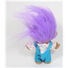Image 2 : VINTAGE ACE NOVELTY TROLL PURPLE HAIR COVERALLS