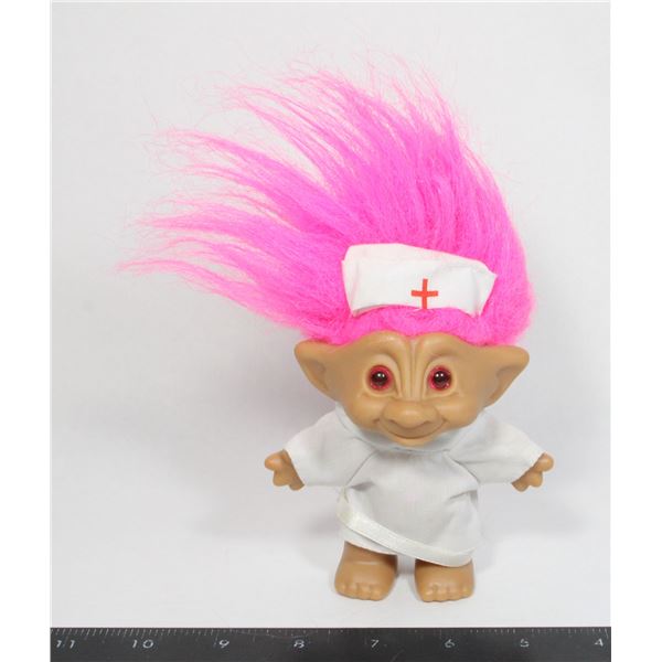 VINTAGE ACE NOVELTY TROLL PINK HAIR NURSES OUTFIT
