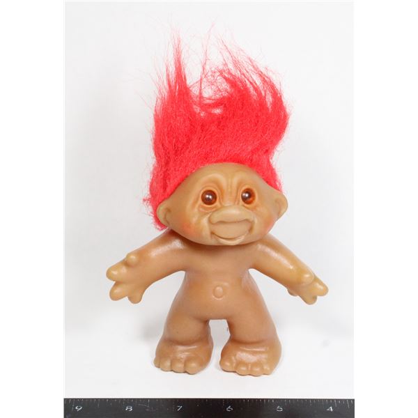 VINTAGE GENUINE DAM TROLL 1986 RED HAIR