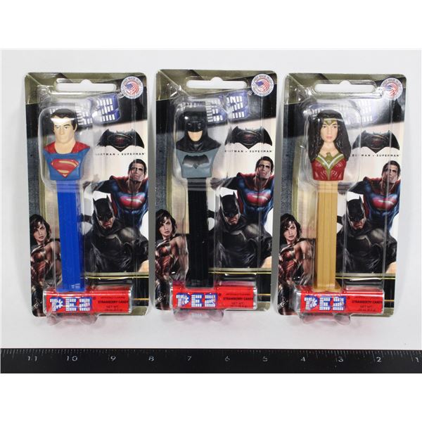 PEZ DISPENSERS BATMAN V SUPERMAN COLLECTION