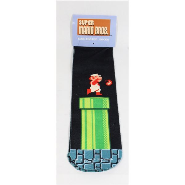 PAIR OF SUPER MARIO SUBLIMATED SOCKS