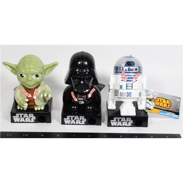 STAR WARS CANDY DISPENSERS FEATURING