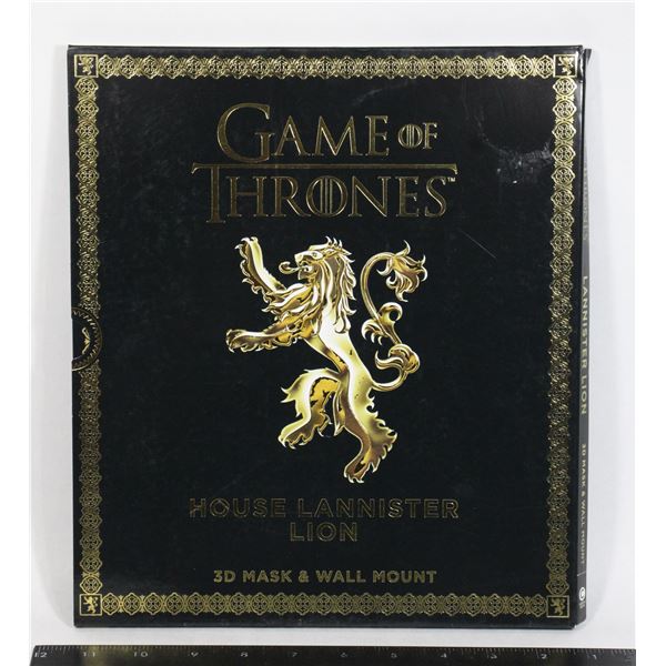 GAME OF THRONES HOUSE LANNISTER LION 3D MASK
