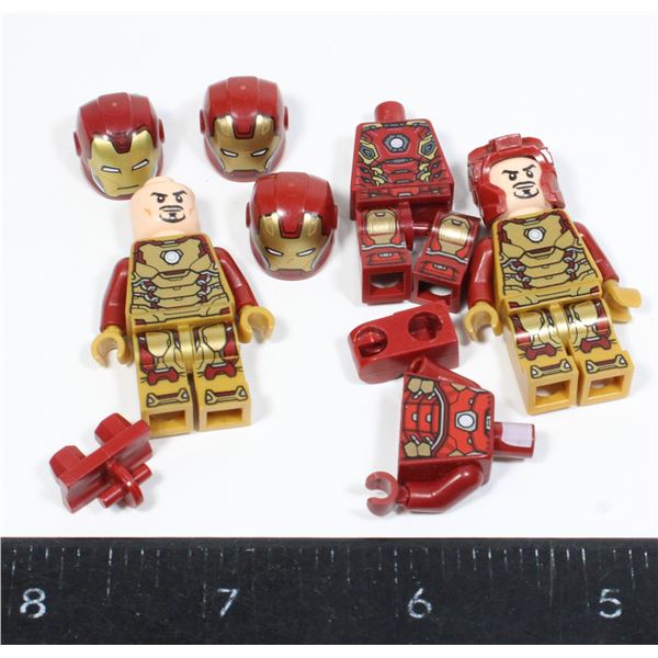 LEGO IRON MAN MINI FIGURES