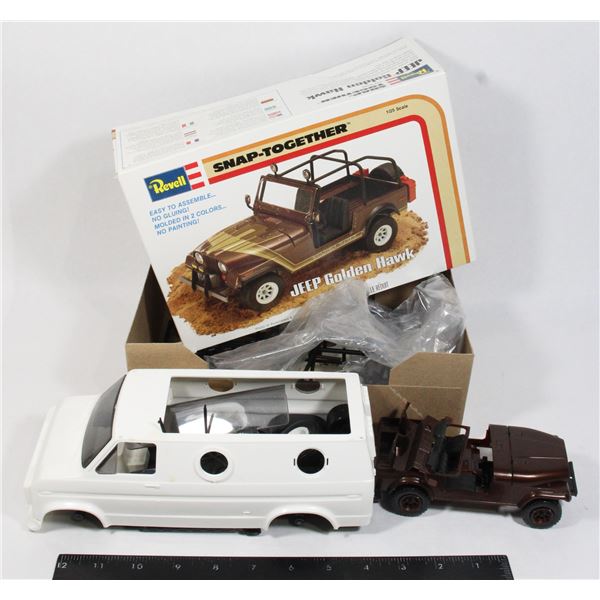 REVELL SNAP-TOGETHER JEEP GOLDEN HAWK MODEL KIT