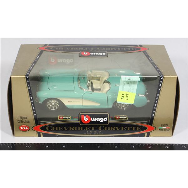 BURAGO - DIE-CAST - 1957 CHEVROLET CORVETTE
