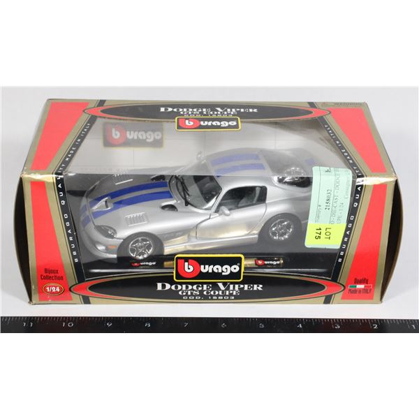 BURAGO - DIE-CAST - DODGE VIPER GTS COUPE - 1/24