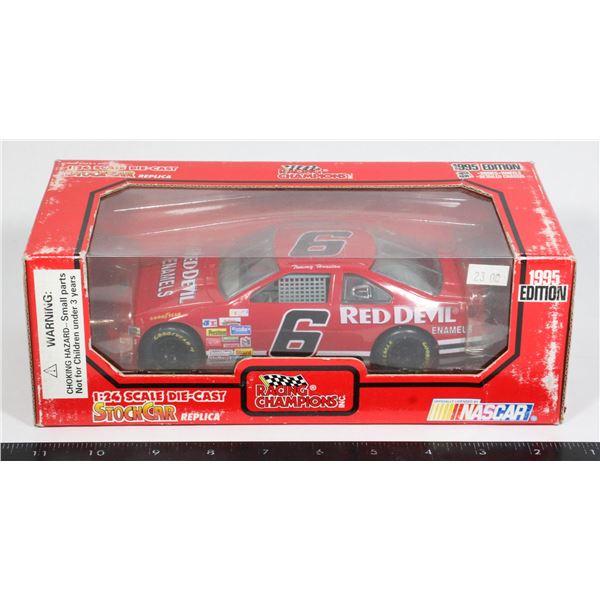 1995 1: 24 DIE CAST NUMBER 6 NASCAR STOCK CAR
