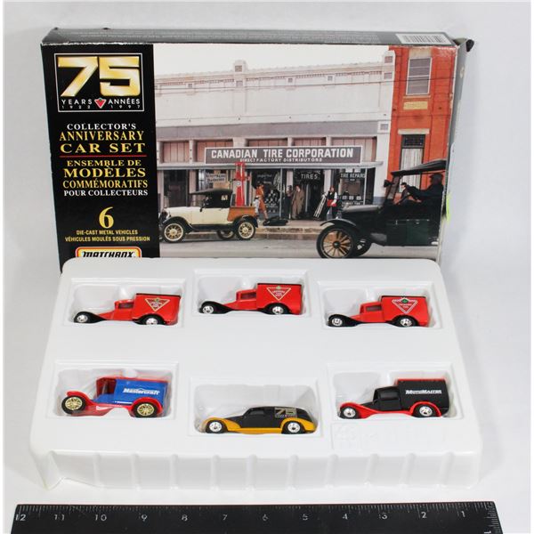 MATCHBOX COLLECTOR'S ANNIVERSARY CAR SET 6PCS