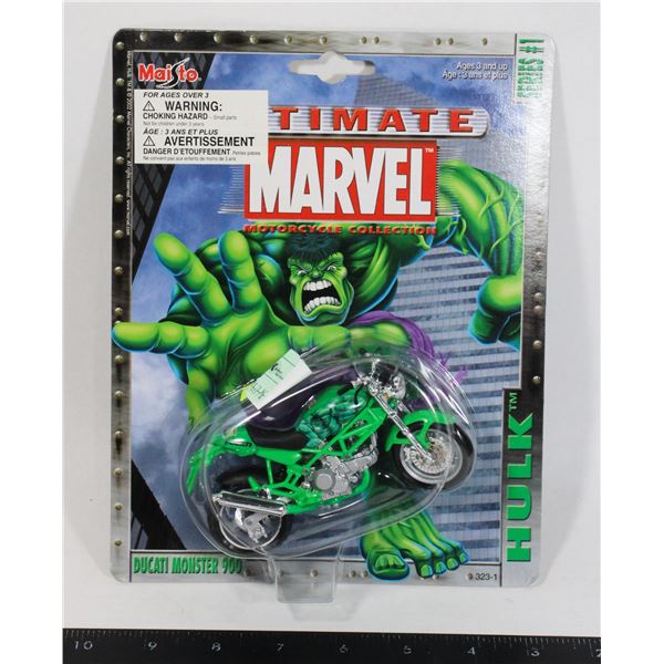 MAISTO ULTIMATE MARVEL MOTORCYCLE COLLECTION HULK