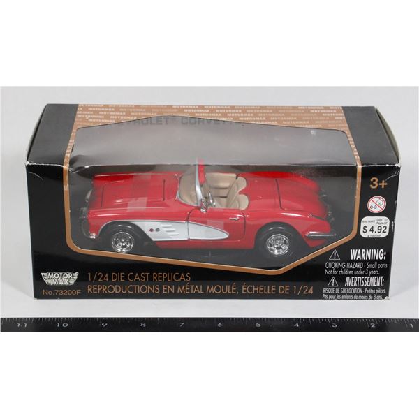 MOTORMAX 1/24 DIE CAST 1959 CHEVROLET CORVETTE