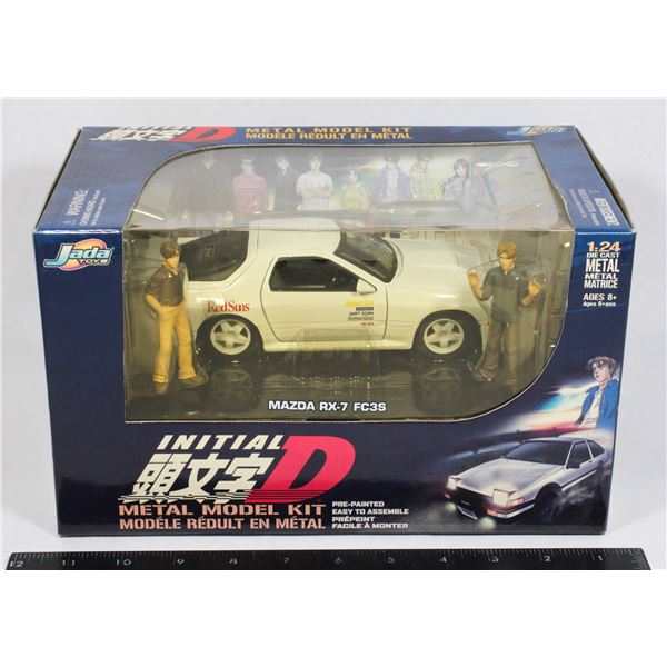 INITIAL D METAL MODEL KIT MAZDA RX-7 FC3S 1:24