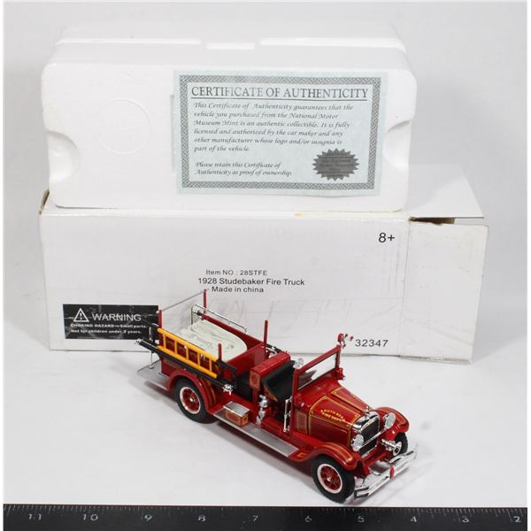 DIECAST 1928 STUDEBAKER FIRE TRUCK