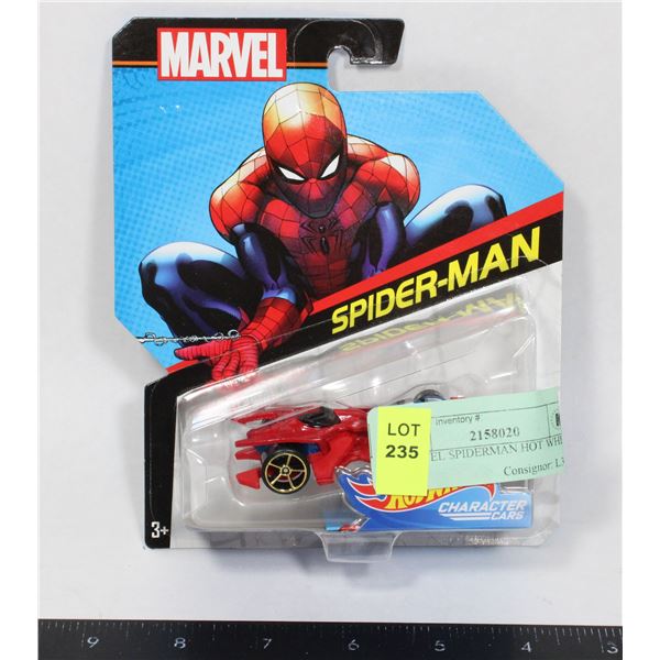 MARVEL SPIDERMAN HOT WHEELS