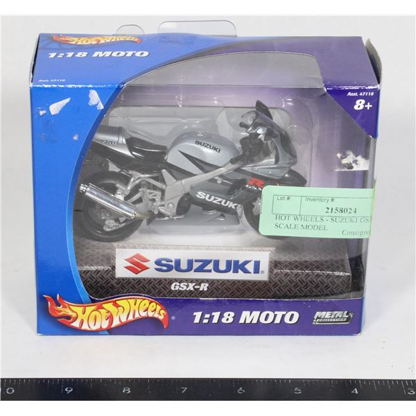 HOT WHEELS - SUZUKI GSX-R - 1:18 SCALE MODEL